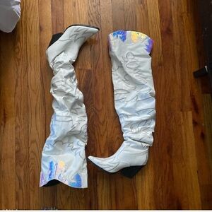 Worn twice cowboy boots